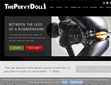 Tablet Screenshot of pervydoll.com